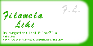 filomela lihi business card
